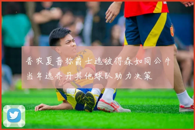 香农夏普称爵士选彼得森如同公牛当年选乔丹其他球队助力决策